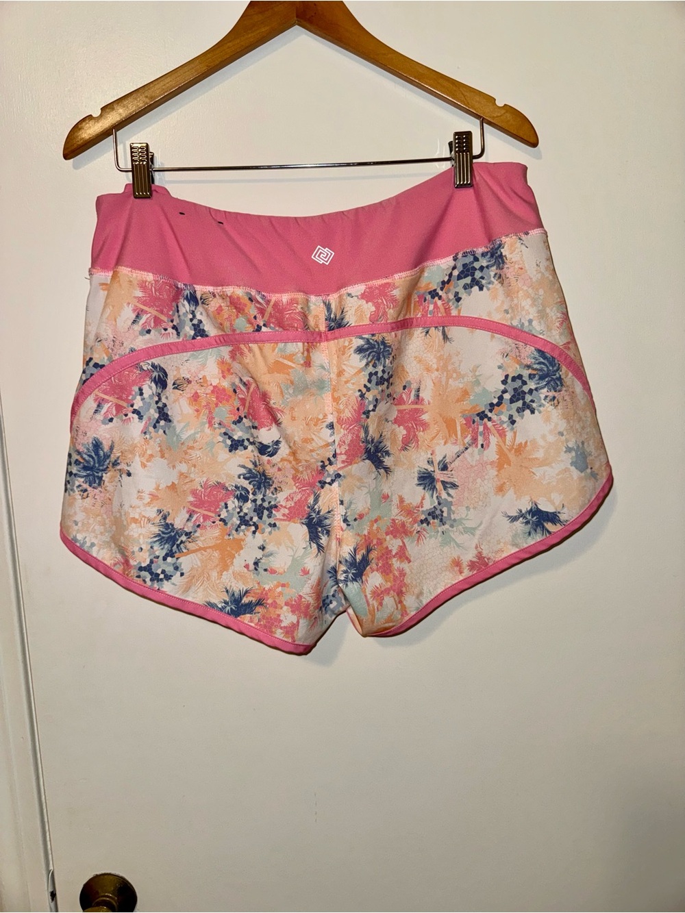 Zelos Pink Women's Athletic Shorts XL